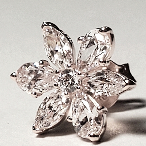 Pandora Jewelry - Authentic NEW Pandora Sparkling Herbarium Cluster Stud CZ Earrings S925ALE